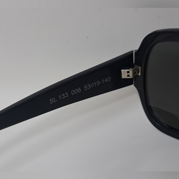 Saint Laurent Paris  Sunglasses Red Heart Metallic Butterfly SL133 006 53-19-140 - Picture 3 of 13